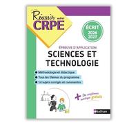 Réussir mon CRPE Sciences et technologie épreuve d'admissibilité écrit M2 - 2026 2027 - Franck Douet - Nathan - broché - Scolaire / Universitaire