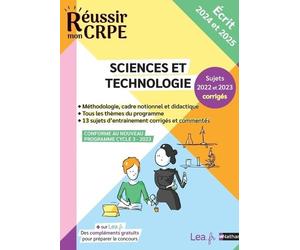 Sciences et technologie - Écrit 2024 et 2025 - Franck Douet - Nathan - broché - Scolaire / Universitaire