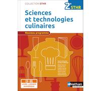 Sciences et technologies culinaires 2de STHR