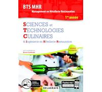 Sciences et Technologies Culinaires (STC) 1re année BTS MHR (2019) - Pochette élève