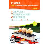 Sciences et Technologies Culinaires (STC) 2e année BTS MHR (2020) - Pochette élève