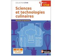 Sciences et technologies culinaires Tle – Édition 2017 – Nathan