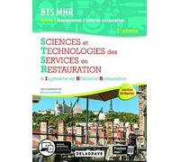 Sciences Et Technologies Des Services En Restauration Stsr 2e Année Bts Mhr - Pochette Élève