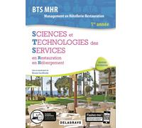 Sciences et Technologies des Services (STS) 1re année BTS MHR (2019) - Pochette élève Pochette de l'élève, Edition 2019 - Bruno Cardinale - Delagrave - broché - Scolaire / Universitaire