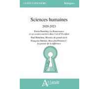 Sciences humaines 2020-2023 - FORMENT/LANGLAIS/PICHOT - Atlande Eds - broché - Scolaire / Universitaire
