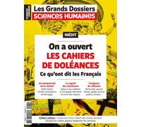 Sciences Humaines GD N°78 : On a ouvert les cahiers de doléances - Mars-Avril-Mai 2025 Ce qu'ont dit les Français - Sciences Humaines (revue) - Sciences Humaines Revue - broché - Revue
