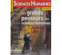 Sciences Humaines Hs Special N 20 les Grands Penseurs des Sciences Humaines