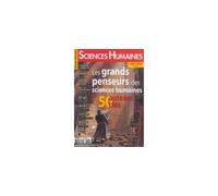 Sciences Humaines Hs Special N°20 Les Grands Penseurs Des Sciences Humaines Hors Série Spécial - Collectif - Sciences Humaines Revue - broché - Revue