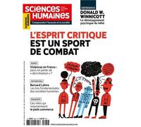 Sciences Humaines N°362 : L'esprit critique est un sport de combat - Octobre 2023 - Collectif - Sciences Humaines Revue - broché - Revue