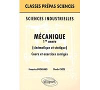 Sciences industrielles : Mécanique 1re année