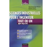 Sciences industrielles pour l'ingénieur tout-en-un MP-PSI-PT