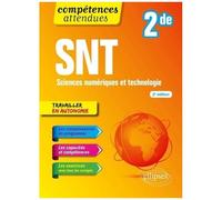 Sciences Numériques Et Technologie 2de