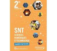 Sciences Numériques Et Technologie 2de - Cahier D'activités