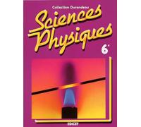 Sciences physiques - 6e. Elève