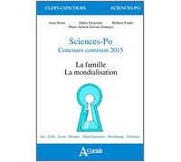 Sciences-po concours commun 2015 - La Famille, la mondialisation