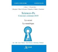 Sciences-Po, Concours Commun - Le Secret, Le Numérique