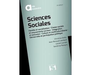 Sciences sociales. 9e éd.
