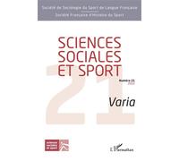 Sciences sociales et sport Varia - Collectif - L'harmattan - broché - Revue