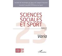 Sciences sociales et sport Varia - Collectif - L'harmattan - broché - Revue