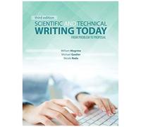 Scientific And Technical Writing Today: From Problem To Proposal