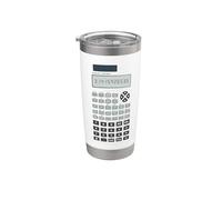 Scientific Calculator Halloween Costume Pretend Graphic Gobelet isotherme en acier inoxydable double paroi