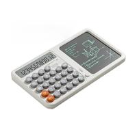 Scientific Calculator with Writing Pad | Home Calculator | Eye Protection Calculation Tool with Writing Drafting Handwriting Board for Students Kids Home Business