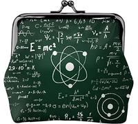 Scientific Formulas and Calculations Porte-Monnaie en Cuir pour Femme, Petite Pochette à Monnaie avec Fermoir à Fermeture Kiss-Lock Fermeture à Boucle Portefeuille pour Cadeau Fille