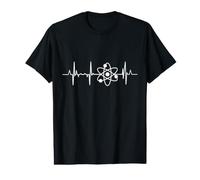 Scientifique Battement de cœur Physique Atomique Chimie T-Shirt Graphique avec Valeur