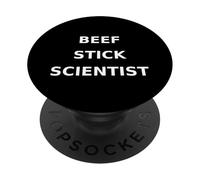 Scientifique de bâton de Boeuf malbouffe drôle PopSockets PopGrip Adhésif