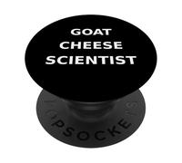 Scientifique du Fromage de chèvre Malbouffe drôle PopSockets PopGrip Adhésif