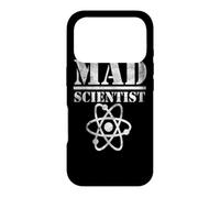 Scientifique Fou Scientifique Atome Science Professeur STEM Humour Coque pour iPhone 17 Pro