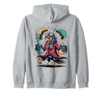 Scientist Crow Funny Chemistry Sweat à Capuche