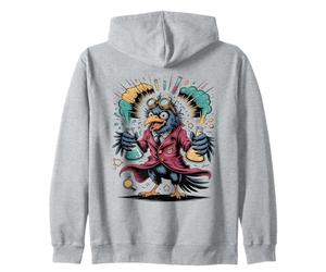 Scientist Crow Funny Chemistry Sweat à Capuche