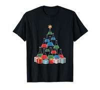 Scientist Gobelet Sapin de Noël T-Shirt