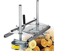 Scierie à chaîne, accessoire de fraisage pour tronçonneuse, 91 cm (36 pouces), soudure acier inoxydable/aluminium, guide de coupe pour le sciage et le fraisage à la tronçonneuse, pour les menuisiers