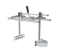 Scierie à Chaîne Portative, Moulin à Tronçonneuse en Alliage d'Aluminium, Guide de Sciage Réglable, Coupe Planche de Bois Précise, Bûcheron Menuiserie Extérieur, Maison Jardin Bricolage