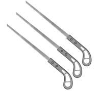 Scies à élaguer manuelles, 3 scies à main en acier au manganèse SK pour le travail du bois, lame de scie à perche pour camping, jardinage, chasse, coupe du bois, menuiserie