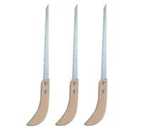 Scies à élaguer manuelles | 3 scies d'élagage pour arbres | Lame de scie à perche pour camping, jardinage, chasse, coupe du bois, menuiserie