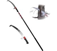 Scies à perche manuelles, élagueuses avec réglable, élagueuse manuelle extensible, long arbre(7.2m/24ft)