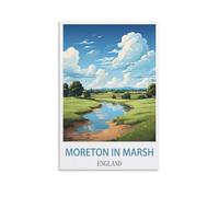 Scies Casse-tête de 1000 pièces, Moreton dans Les Marais, Angleterre, Puzzle pour Adultes, Puzzle pour élèves, Jouets pour Enfants, Cadeaux d’Anniversaire de Noël 52x38cm