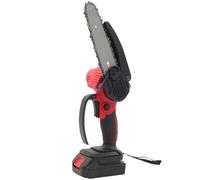 Scies circulaires, Tronçonneuse Sans Fil De 6 Pouces Pour Coupe-bois Jardin Adapté Balais, Haute Puissance 18V pour bois, plastique, métaux tendres