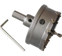 Scies cloches HM Forets à métaux Couronnes de perçage de supports Forets à métaux VA V2A V4A Tôle Ø 100 mm