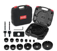 Scies Cloches - HYCHIKA - 19 PCS avec Mandrins - PVC et plastique