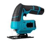 Scies Sauteuses Sans Fil Portables Puissantes À Changement Rapide De Lame Scie Sauteuse Sans Fil Scie Sauteuse À Batterie Outil Électrique Scies Sauteuses À Batterie Facile à Utiliser(2x Battery)