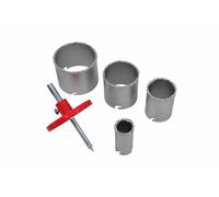 SCIES TROU EN TUNGSTÈNE AWTOOLS 33-53-68-83 mm ENSEMBLE DE 6 PIÈCES.