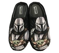 Scificollector The Mandalorian and the Child Grogu Baby Yoda Chaussons chauds à enfiler pour adultes Taille UK 11/12, Multicolore,MAND-MULE
