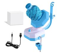 SciFiVisi Enrouleur de laine électrique - Dévidoir automatique de laine - Pour crochet à vitesse continue - Aide idéale pour les amateurs de tricot - Bleu