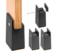 SciFiVisi Lot de 4 rehausseurs de meubles réglables de 10 cm - Pour table, chaise, lit, canapé, table - Pour lit de 10 à 37 mm de large