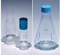 SCILABWARE 251572 Fiole conique avec déflecteur, col Delong, 500 mL (Pack de 5)