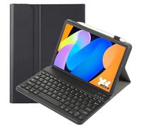 SCIMIN Étui à rabat avec clavier Bluetooth amovible pour tablette Lenovo Tab K11 Gen 2 (TB336FU/TB336ZU)